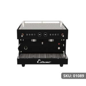 NEW TechCoffee™  Máquina De Café Espresso de 2 Grupos Automática Modelo: TC-300EST (COLOR NEGRO) Ideal para Cualquier Establecimiento que quiera ofrecer un Café Espresso estilo Italiano